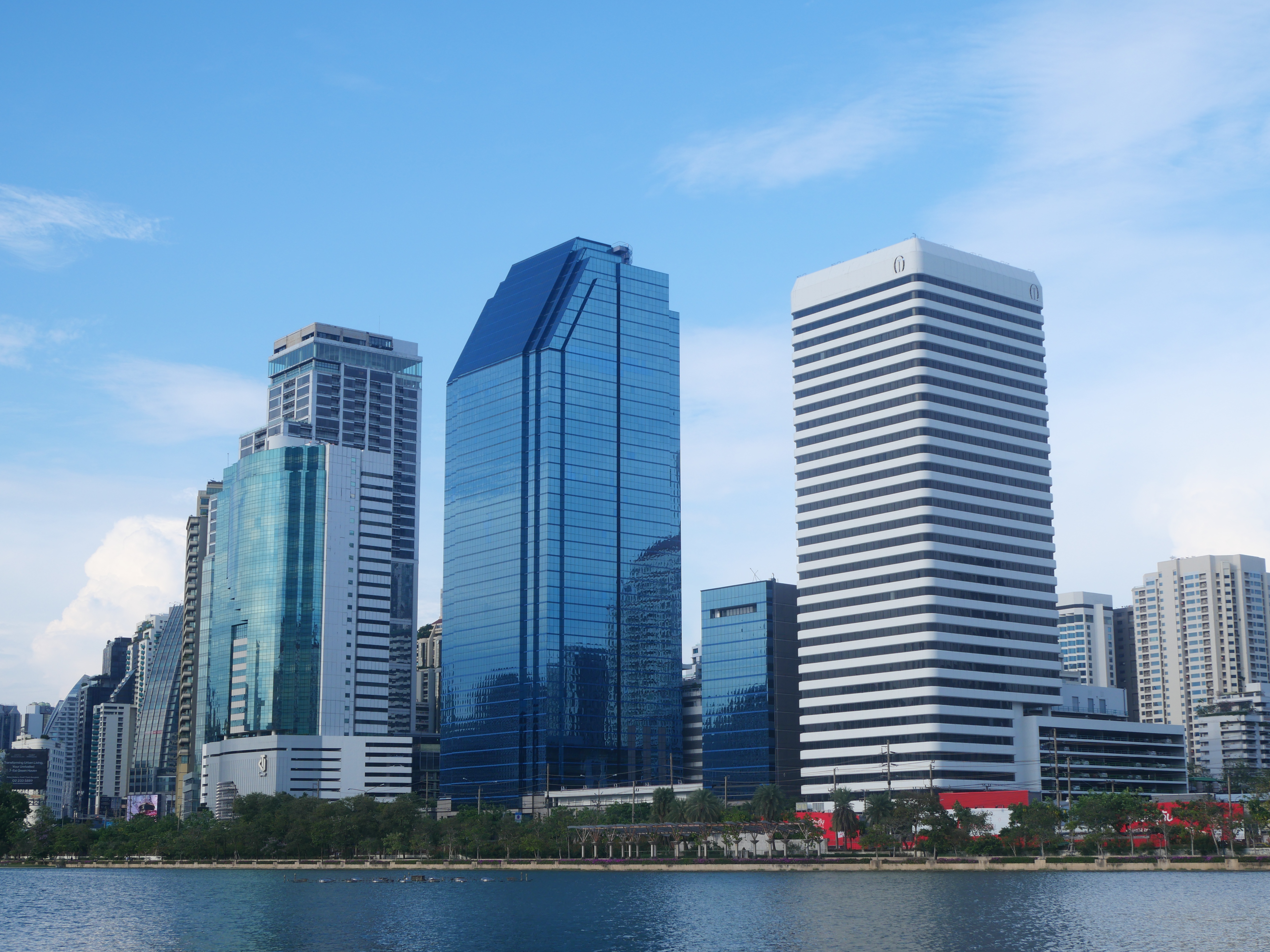 Sukhumvit central business district skyline